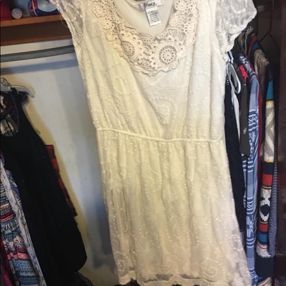 Adorable cream dress